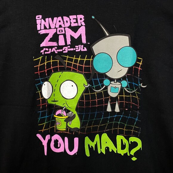 Nickelodeon Invader Zim You Mad T-Shirt Size Extra Large - Picture 2 of 4